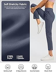 G Gradual Women's Pants Ankle 7/8 Golf Pants 3
