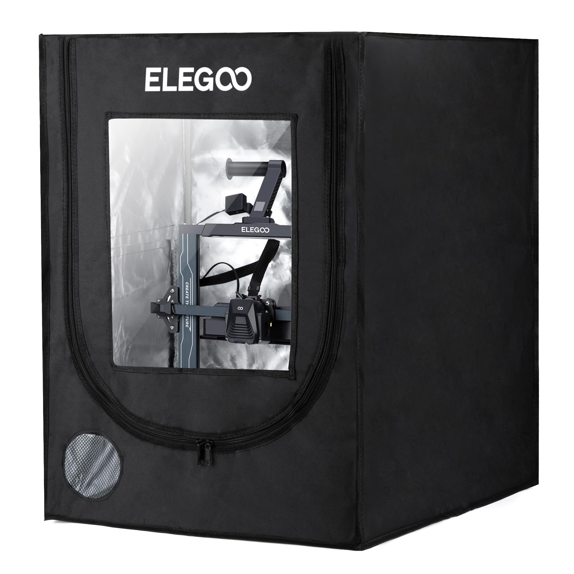 Photo 1 of ELEGOO 3D Printer Enclosure, Fireproof and Dustproof 3D Printer Cover Constant Temperature Tent for Neptune 3 Pro/Neptune 4/Neptune 4 Pro/Ender 3/Ender 3 V2/Ender 3 S1/Kobra 2