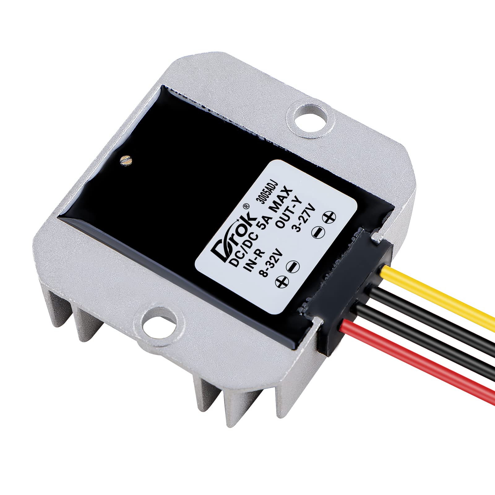 SUPERNIGHT Convertisseur DC-DC 12V-24V Vers 5V 10A 50W - Régulateur Tension Étanche