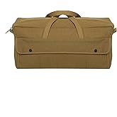 Rothco Canvas Jumbo Tool Bag With Brass Zipper, Coyote Brown