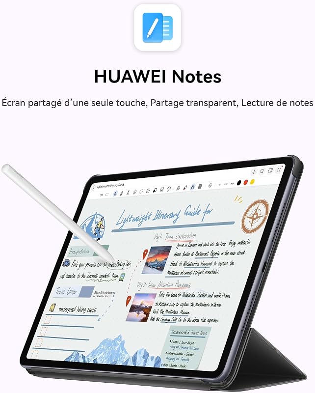 MatePad 11.5 2025, Tablette 11,5 Pouces 2,5k 120 Hz Écran PaperMatte, M-Pencil (3e génération), 8+256GB, Batterie de 10 100 mAh, Garantie supplémentaire de 6 Mois exclusivement sur Amazon