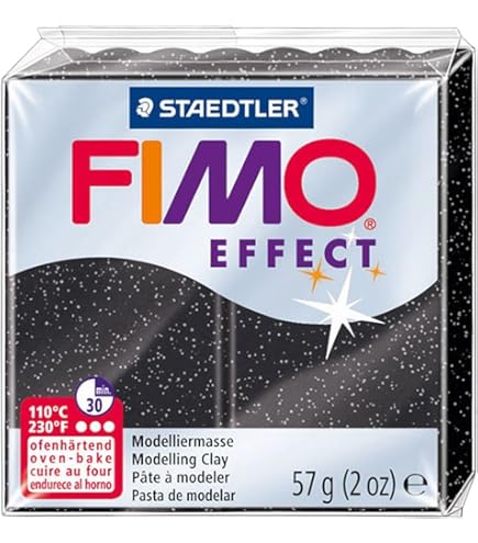 Staedtler Fimo Kids Polymer Clay - Black, 1.5 Oz