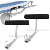 thumbnail image 2 of 5 Ft Boat Trailer Bunk Guide Rails – Galvanized Steel Brackets – Makes Loading Easier 2 of 5