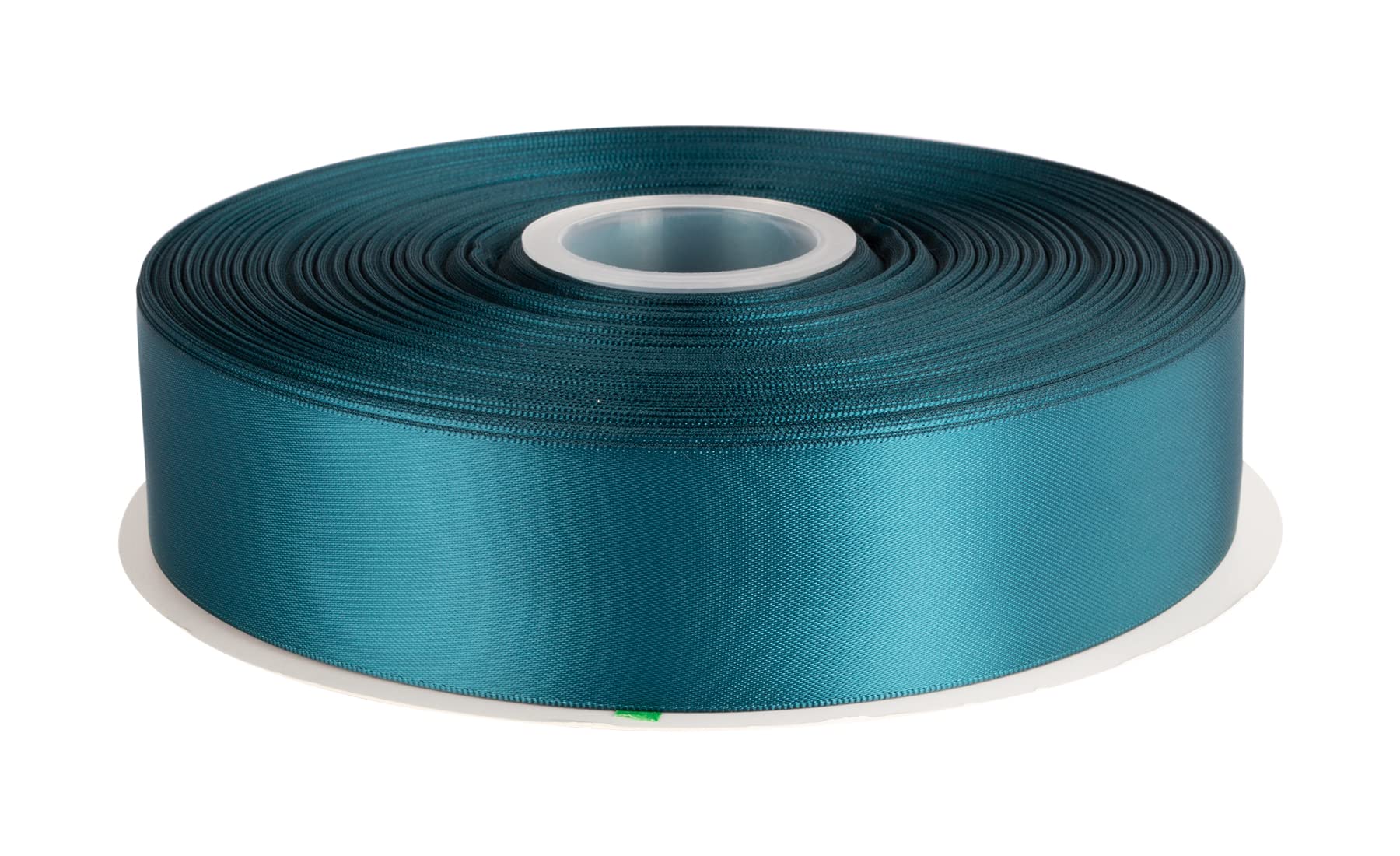 Double Faced Satin Ribbon, 38mm X 91M, Solid Polyester Ribbon for Gift Wrapping, Crafts, Wedding Party Ceremony Decoration, Floral Arrangement, Sewing (Teal)