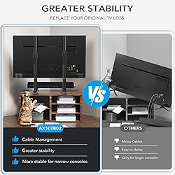 AX WABER Universal TV Stand, Table Top TV Stand