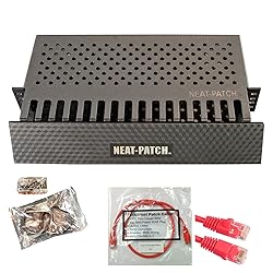 Neat Patch 2U Cable Management Kit - 1 Pack w/ 24