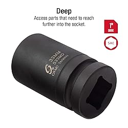 SUNEX TOOLS 533MD, 1 Inch Drive, 33mm Deep Impact