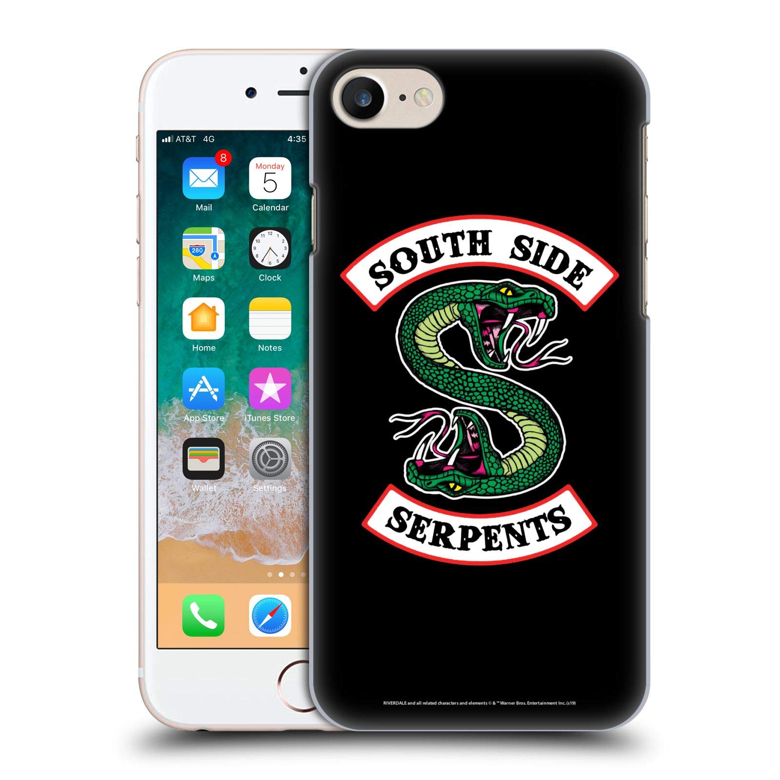 Head Case Designs Officially Licensed Riverdale South Side Serpents Graphic Art Hard Back Case Compatible With Apple iPhone 7/8 / SE 2020 & 2022
