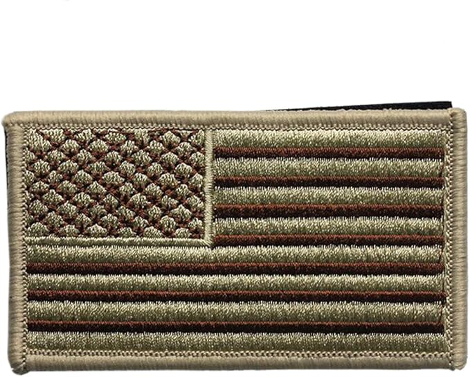 CyberDyer Tactical USA Flag Patch Velcro Patch Military Velcro Patch