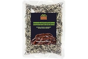 VIGOROUS MOUNTAINS Dried Wood ear Mushrooms Shredded 170g(6oz), Natural & No Additives Black Fungus, Rich in Fiber & Iron – P