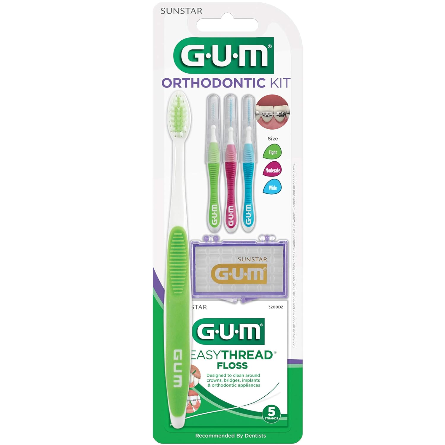 Sunstar 124KK GUM Orthodontic Kit Amazon.ca Tools & Home Improvement