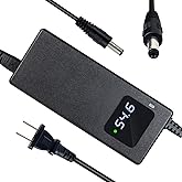 YZPOWER 54.6V 2A Lithium Battery Charger for 48V 13s Li-ion Batterie,Power Adapter with HD Display for Real-Time Charging Voltage Built-in Fan for Rapid Cooling and Smart Power-Off Function