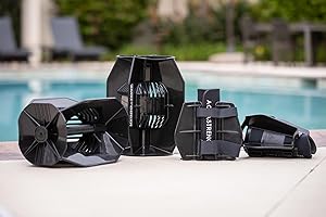 Aquastrength Hydro-Tone Total Body Pool Weights for Water Exercise | Isokinetic Functional Water Weights | Build Muscle - Easy on Joints | Aquatic Pool Weight | Quick Start Guide