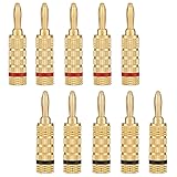 WGGE WG-3333 24k Gold Plated Speaker Banana