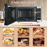 Techomey 42L Microwave Oven & Grill 1200W, 11 Power Levels, Auto Menus view 4