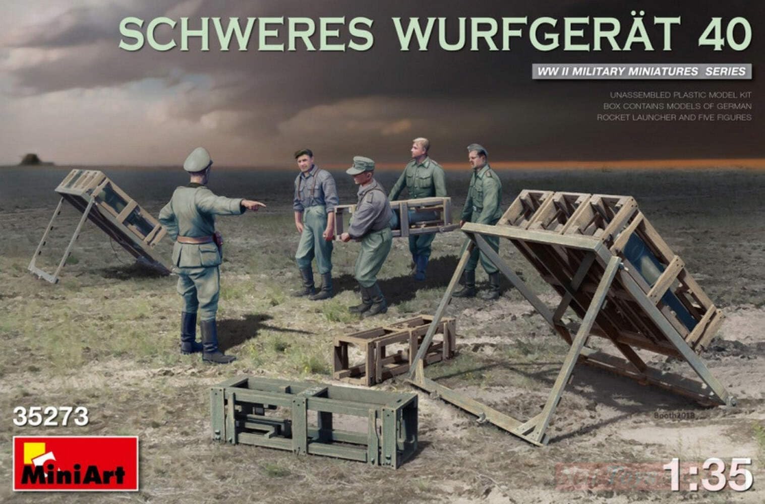 MiniArt ASSEMBLY KIT COMPATIBLE WITH SCHWERES WURFGERAT 40 KIT 1:35 MIN35273