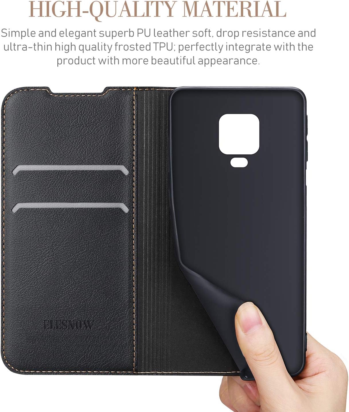 ELESNOW Phone Case for Xiaomi Redmi Note 9S / Note 9 Pro - Image 5