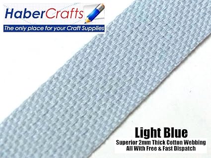 Light Khaki 38mm Cotton Webbing Tape 