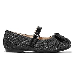 K KomForme Girl's Ballet Flats Non-Slip Soft Mary