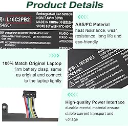 L16C2PB2 Battery Replacement for Lenovo IdeaPad 320