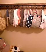 Coideal Bronze Curtain Rings with Clips Set of 30, 3.5 cm Inner Dia Fits Up To view 3