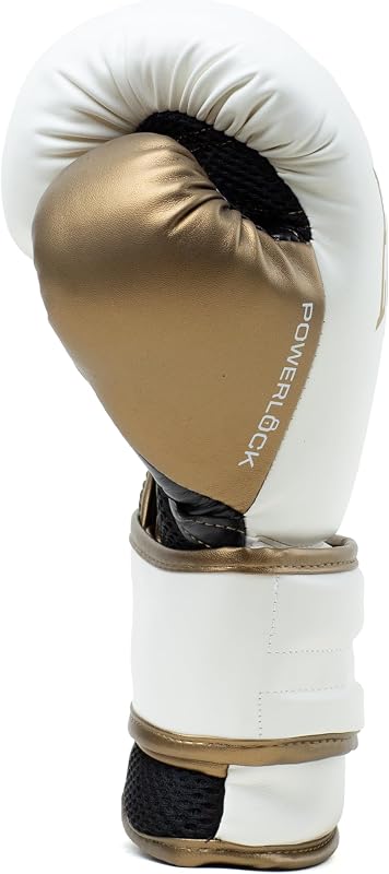 Powerlock 2R Boxhandschuhe (14oz, Weiß/Gold), Boxen, Damen, Männer