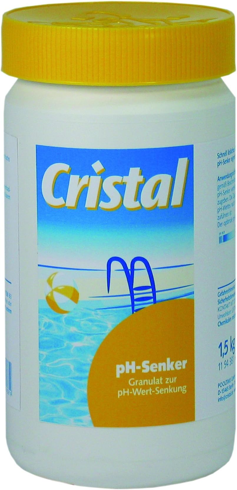 Cristal pH reducer 1.5 kg, 1194381