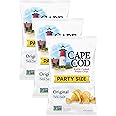 Cape Cod Potato Chips, Original Kettle Chips, 14 Oz Party Size (Pack of 3)