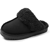 DREAM PAIRS Kids Slippers Girls Boys House Fuzzy Indoor Outdoor Warm Slip on Slipper for Little Kid Big Kid