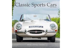 Classic Sports Cars Calendar 2024 Square Car Wall Calendar - 16 Month: Original Avonside-Kalender [Mehrsprachig] [Kalender]