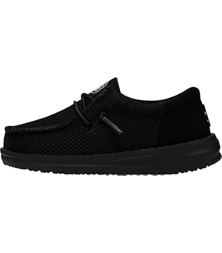 Amazon.com | HEYDUDE Wally Toddler Stretch - Black | Loafers display picture 2