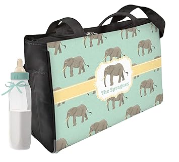 personalized elephant diaper bag