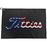 Syren Premium Funny Microfiber Towel with Clip Holder | Funny EGolf Accessory, Fun Golfing Experience