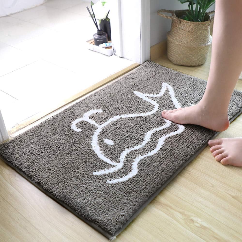 Alfombra para puerta de entrada de puerta de entrada de ballena patrón