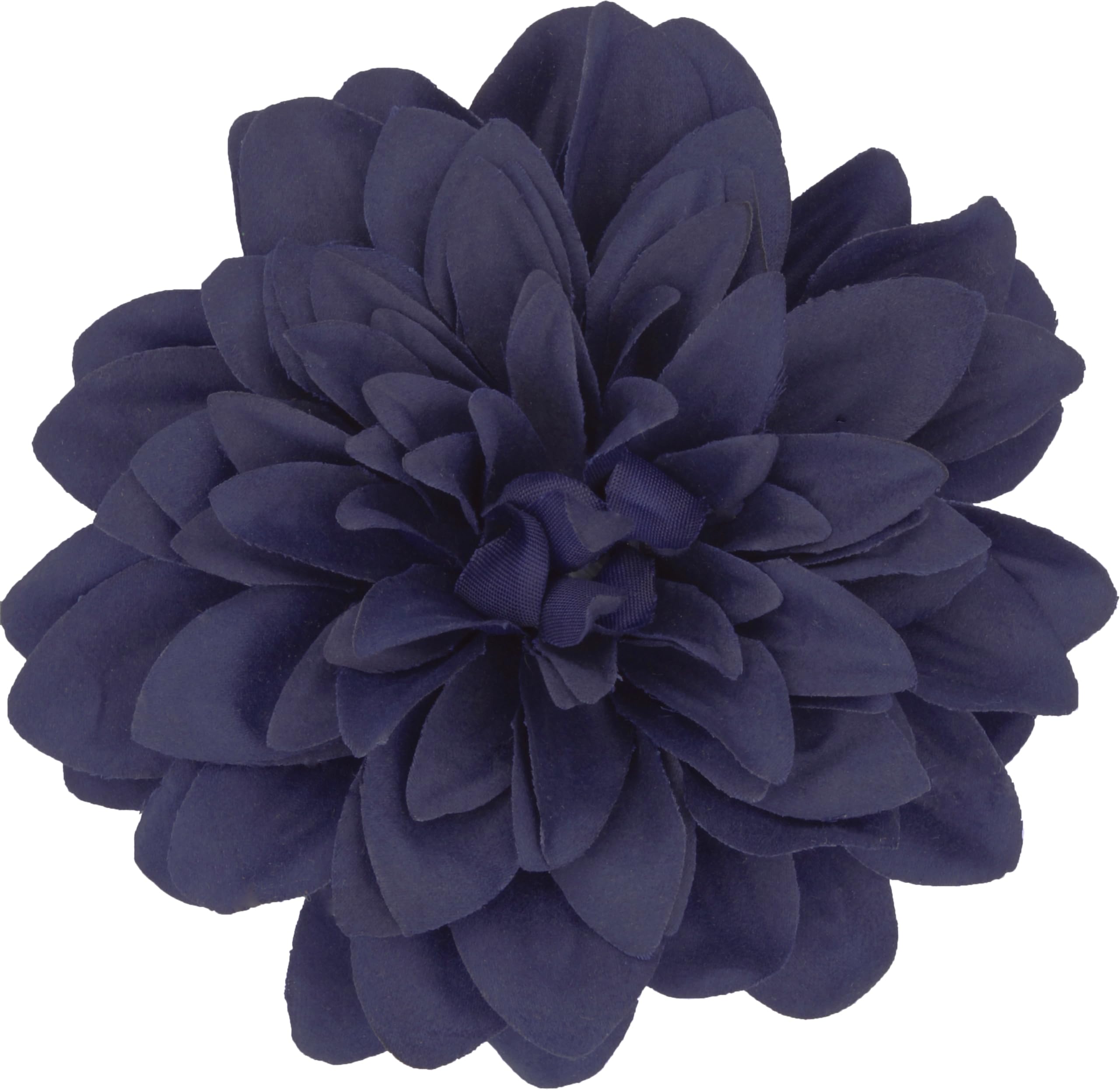 Flower Hair Clips Fascinator Ideal for Weddings Chrysanthemum Navy Blue Flower Hair Clips — image 1