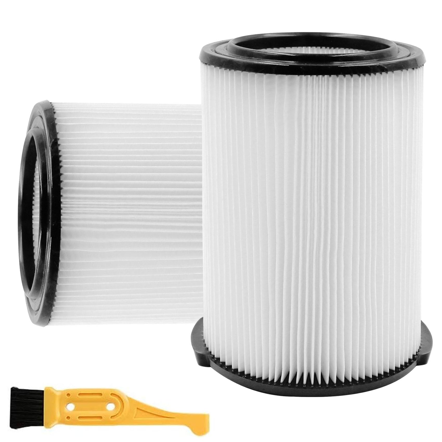 Photo 1 of 2-Pack VF4000 Replacement Filter for Rigid 72947 Standard Wet dry Vac 5 to 20 Gallon 6-9 Gal Husky Vacuum Compatible WD5500 WD0671 RV2400A RV2600B Vac