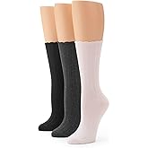 No nonsense Women's Scallop Pointelle Crew Sock