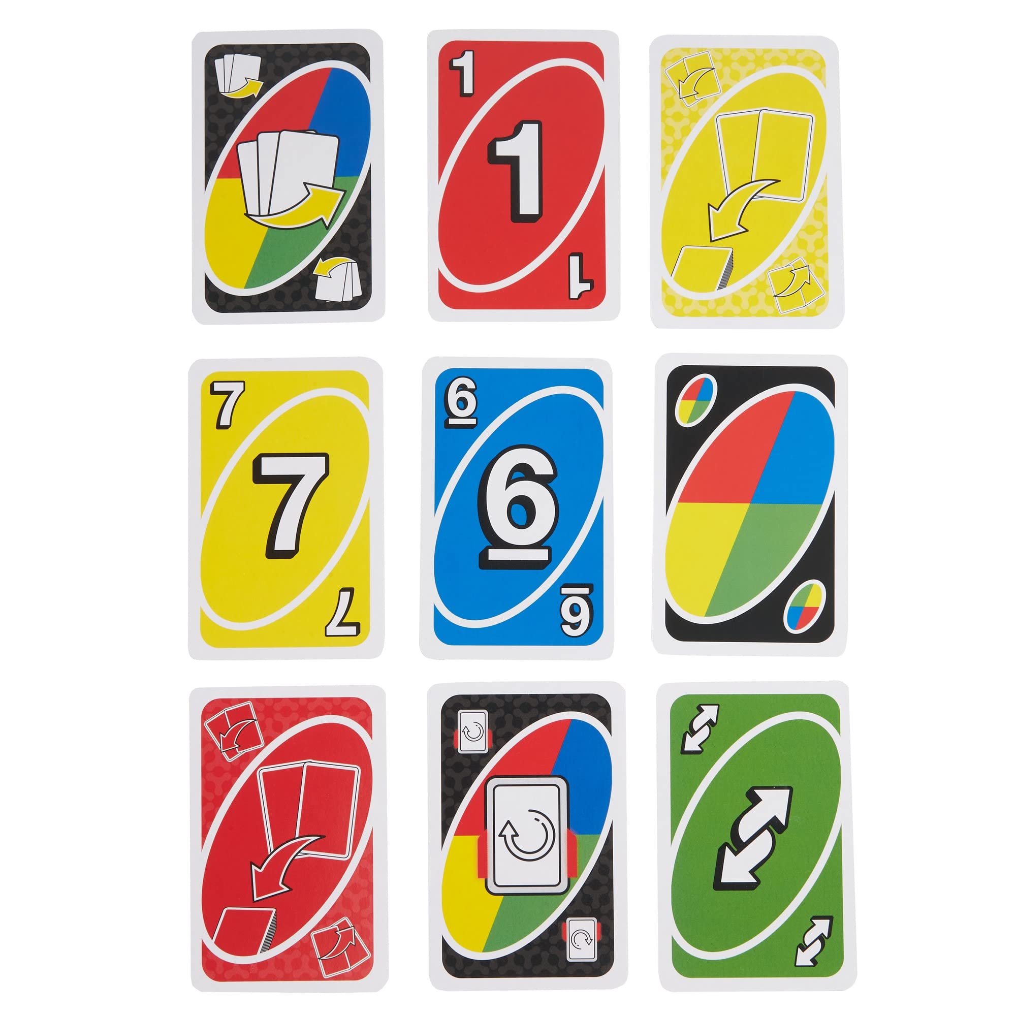 Mattel Games UNO Triple Play, Uno Kartenspiel für die Familie, mit Licht und Soundeffekten, Perfekt als Kinderspiel, Reisespiel oder Spiel für Erwachsene, für 2-6 Spieler, ab 7 Jahren, HCC21 9