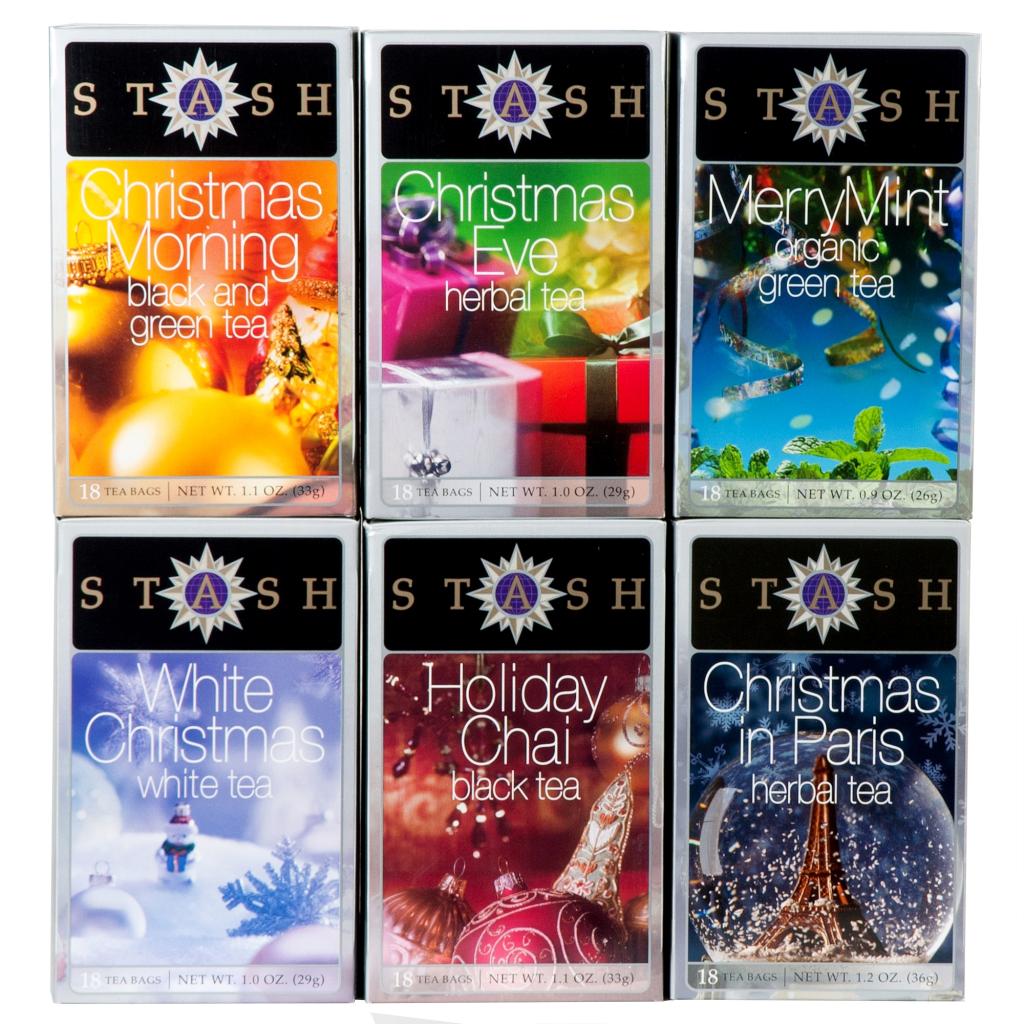 Stash Tea White Christmas White Tea, 100 Count Box of Tea Bags in Foil Oolong Stash Tea White Christmas White Tea, 100 Count Box of Tea Bags in Foil Oolong