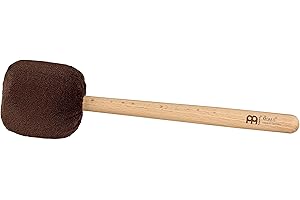 SONIC ENERGY Gong Mallet Beater with Beech Wood Handle and Soft Fleece Head — MADE IN GERMANY — for Meditation, Sound Healing Therapy and Yoga,2-YEAR WARRANTY