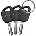 Gy20680 Gx24332 Lgnition Keys Replacement for John Deere D100 D105 D110 D120 D130 D140 D150 D155 D160 D170 Lawn Tractors (3 Pack)