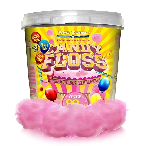 Pink Candy Floss (250g Super Size Bucket) Amazon.co.uk Grocery