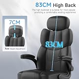 naspaluro Executive Office Chair High Back PU Leather with Tilt Function view 4