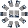 DWEII 12pcs USB 3.1 Type C Connector 24 Pins Female Plug Socket Receptacle Adapter to Solder Wire & Cable 24P PCB Board Support Module