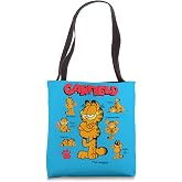 Garfield Classic Multi Pose Moods Logo/Pawprint "The Legend" Tote Bag