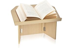 AdirOffice Tabletop Podium, Folding Podium Ideal as a Tabletop Lectern, Beige