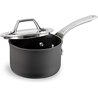Calphalon Signature Hard-Anodized Nonstick 1-Quart Sauce Pan with Cover