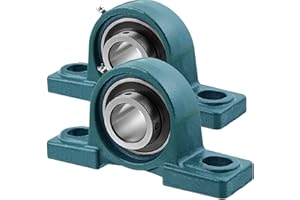 KOB 2 Pcs Premium UCP 207-23 Self-align Pillow Block Bearing 1 7/16 inch