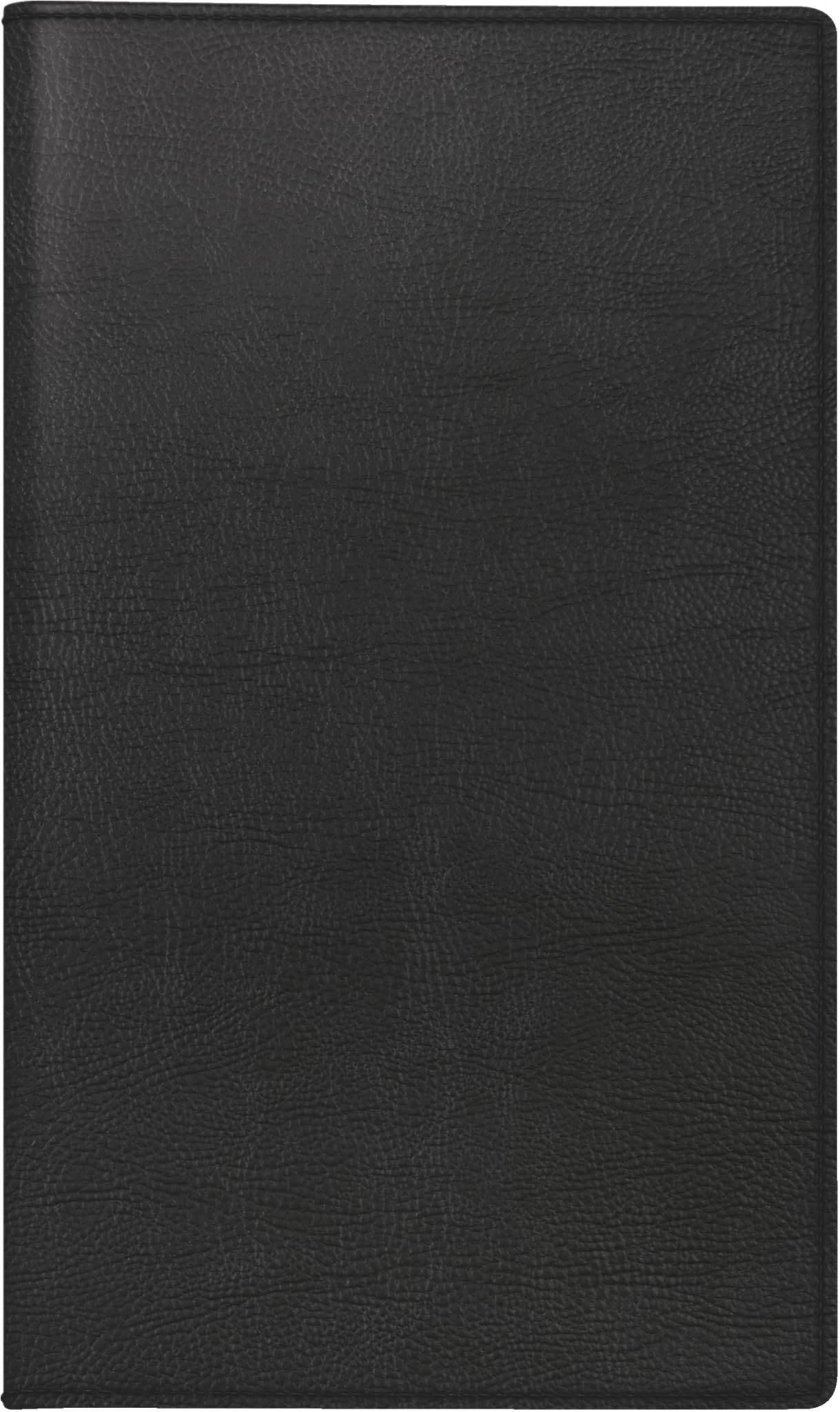 rido/idé Pocket Diary Model TM 12 (2025), 2 Pages = 1 Month, A6, 56 Pages, Faux Leather Cover, Prestige, Black