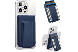 LDSXAY for MagSafe Wallet, Newest iPhone Wallet with Adjustable Stand & Money Clip, Detachable Magnetic Wallet for iPhone 15/14/13/12 Pro Max Plus, 10+ Cards Holder, Vegan Leather